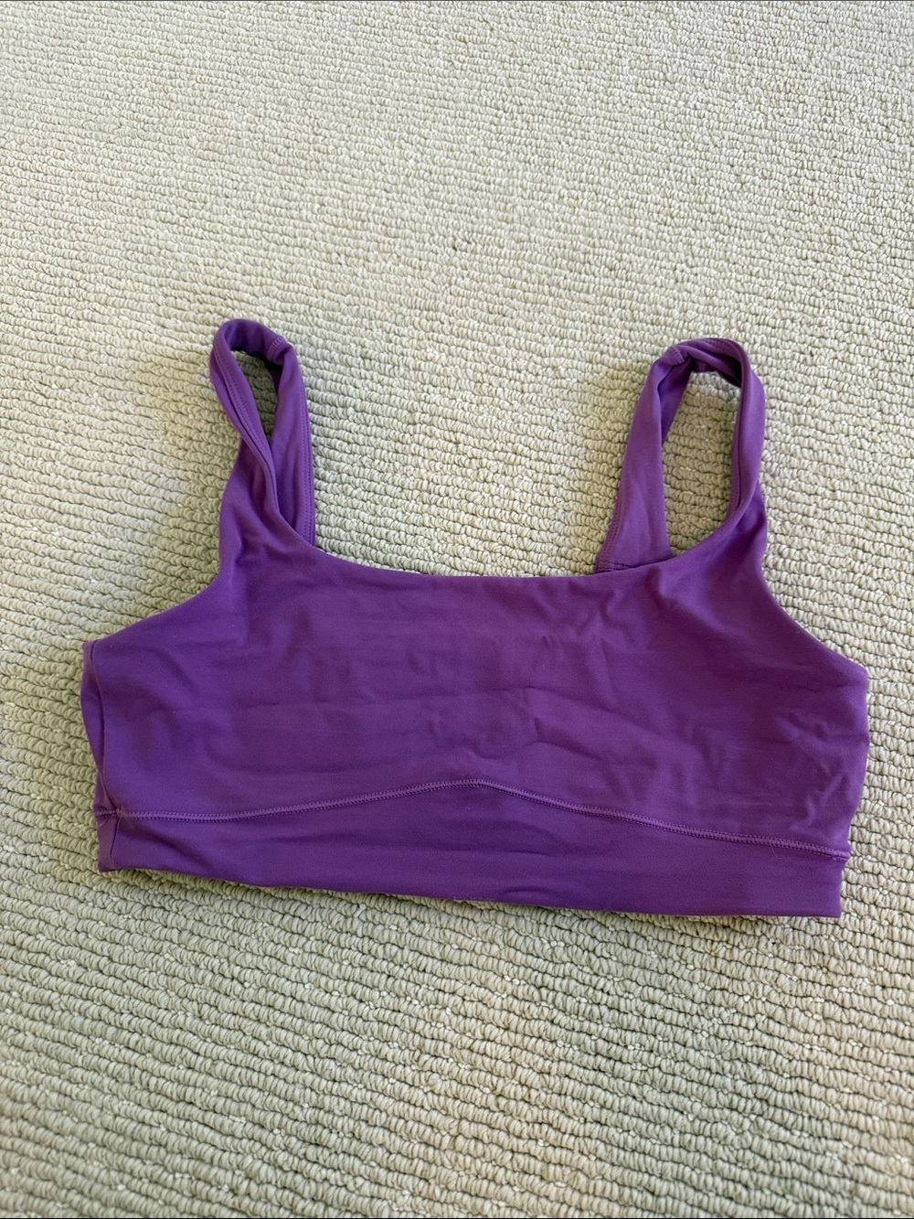Vuori Purple Tank-Style Sports Bra